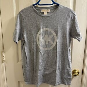 Michael Kors Heather Gray Logo T-Shirt